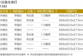 磨砂罩车库灯/应急车库灯-短款